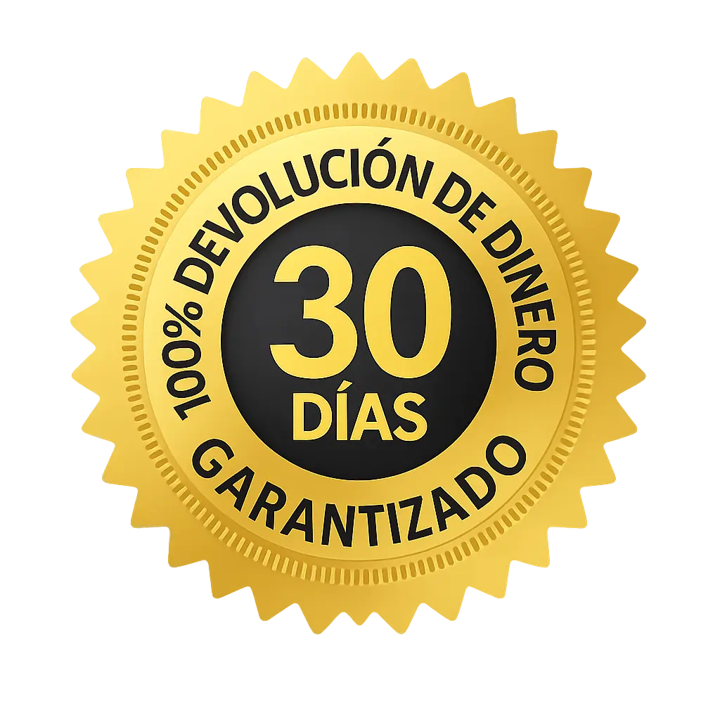 Sello de Garantía incondicional de 30 Días
