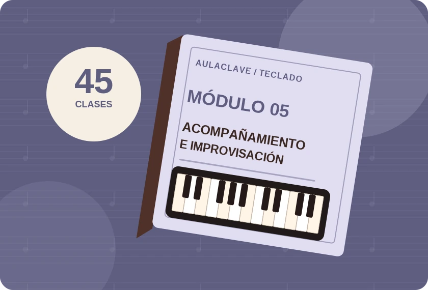 Portada del módulo 5: Acompañamiento e improvisación