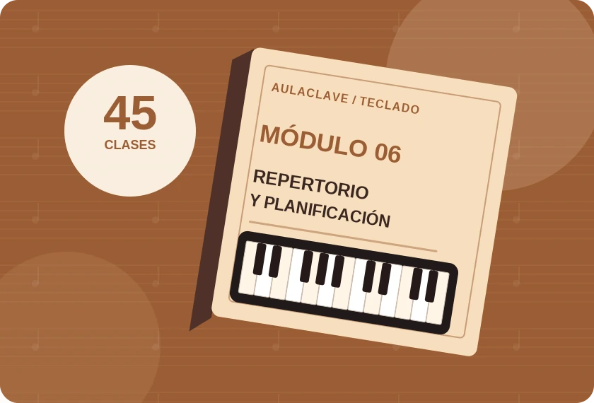 Portada del módulo 6: Repertorio y planificación